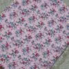 Namaz Chadar 11 Pink Namaz Chadar with Red Floral Print