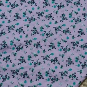 Namaz Chadar 14 Purple Namaz Chadar with Sea Green Floral Print