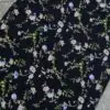 Namaz Chadar 17 Black Namaz Chadar with Blue & Pink Floral Print