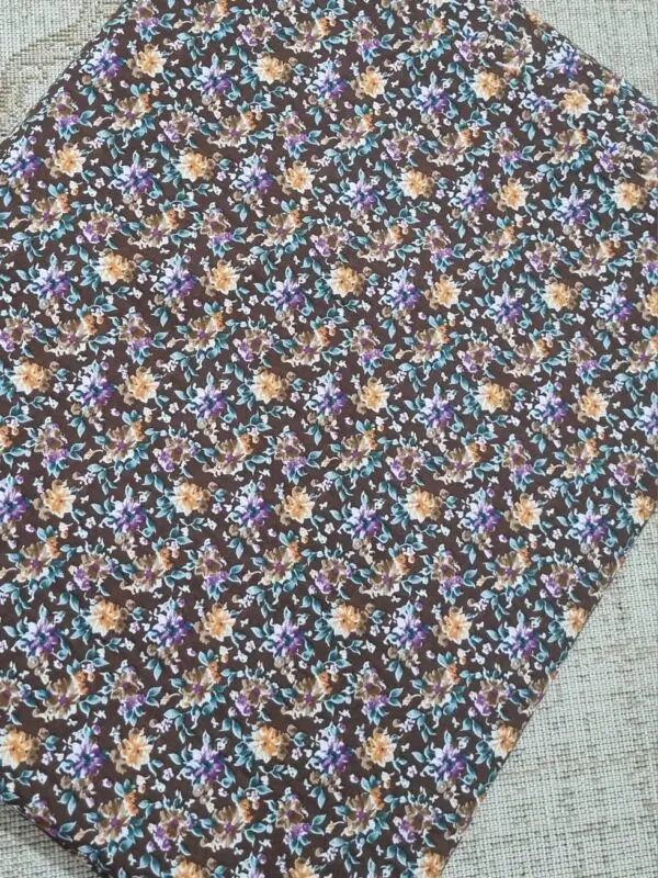 Namaz Chadar 9 Brown Floral Namaz Chadar - Mastooraat