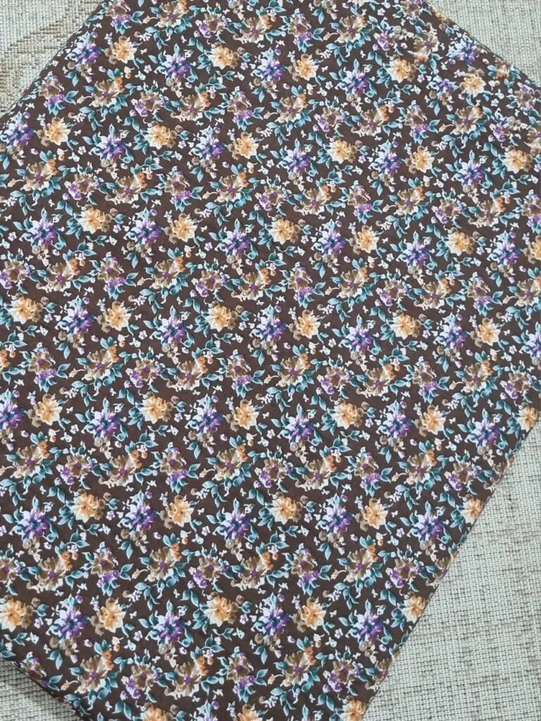 Brown Floral Namaz Chadar - Mastooraat